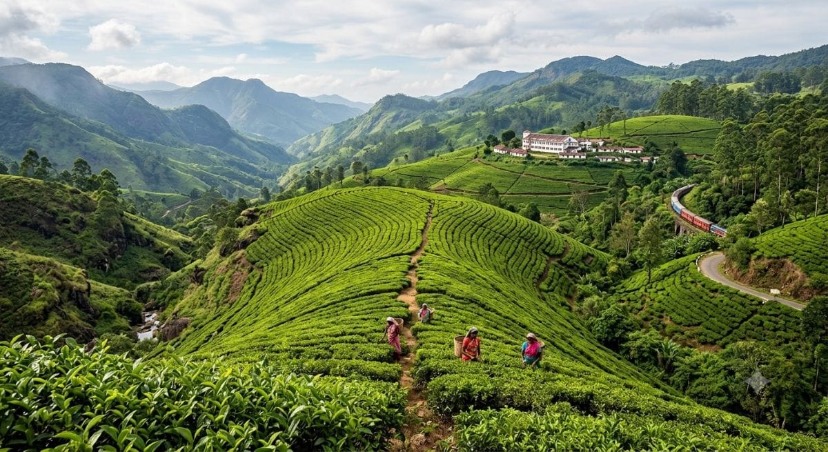 Nuwara Eliya Sri Lanka Travel Guide - Scenic green tea hills in the central highlands