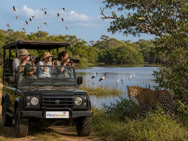 Birdlife and mangroves at Kumana National Park, Sri Lanka