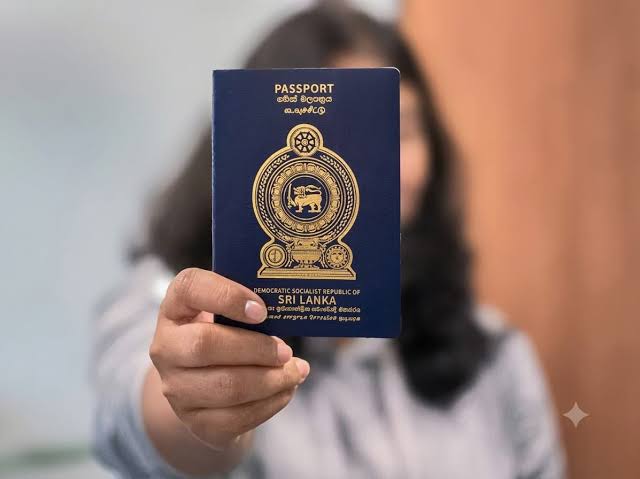 Sri Lanka Visa Guide 2026 featuring passport, boarding pass and tropical Sri Lanka travel imagery
