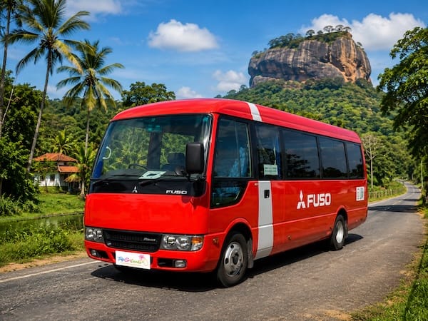 Tourist bus with private chauffeur service Sri Lanka