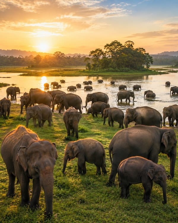 Elephant Gathering Sri Lanka 2026: Minneriya &.