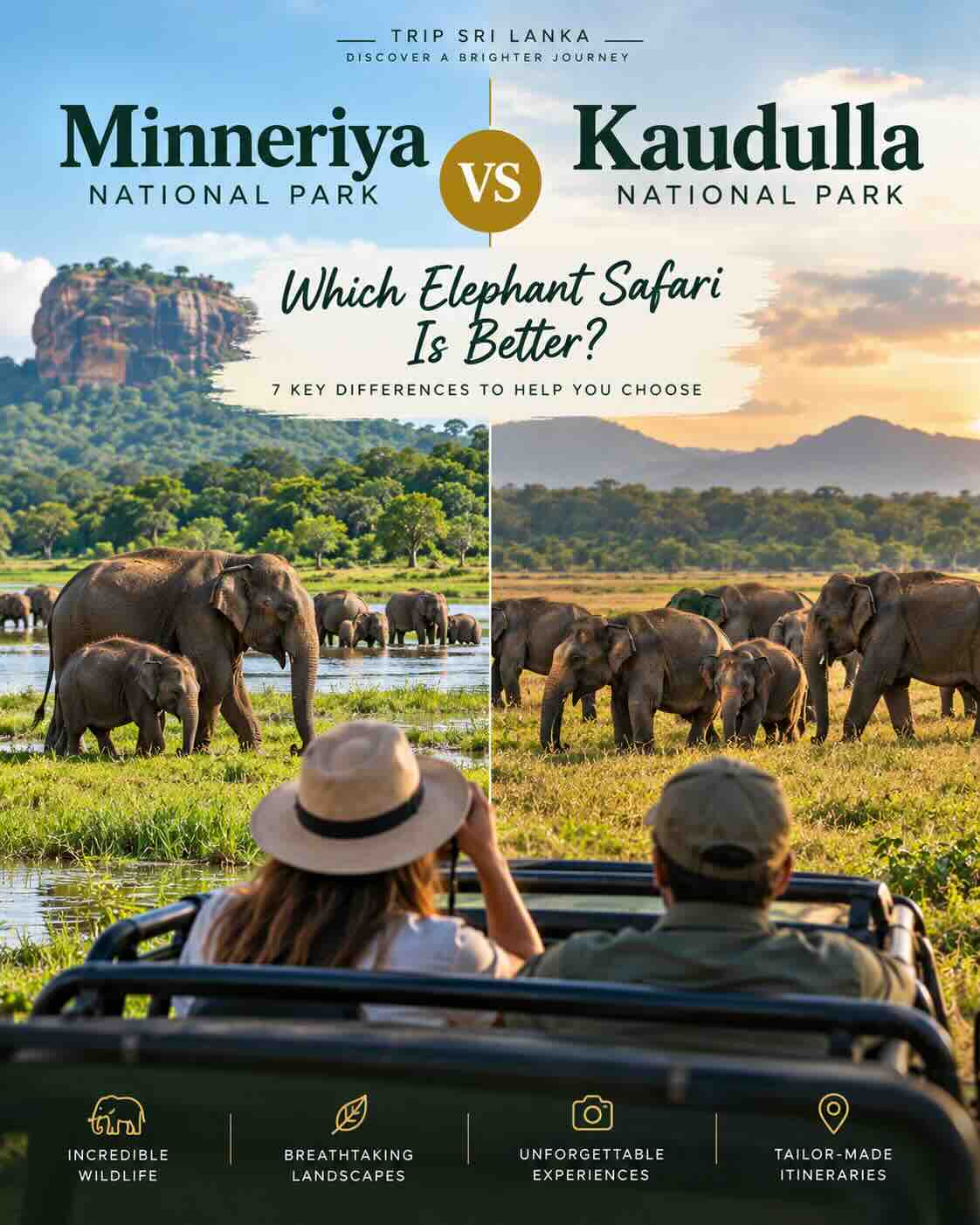 Minneriya vs Kaudulla: 7 Key Differences for.